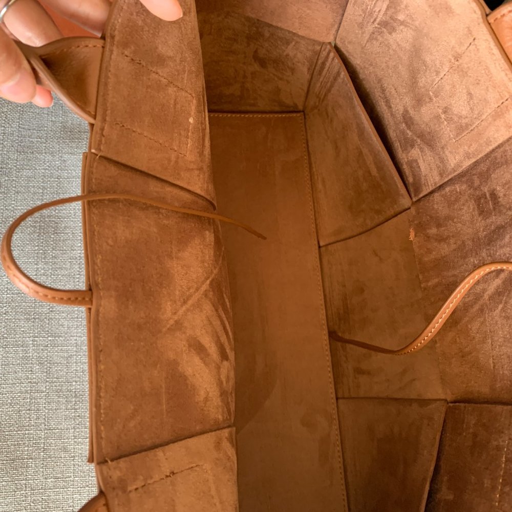 Arco women brown leather tote bag - Picture 2 of 8